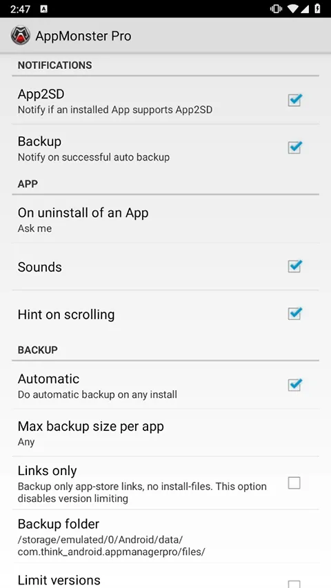 备份精灵app(AppMonster Pro) v3.4.6安卓版