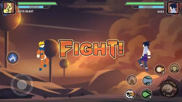 火柴人忍者格斗手游 v0.6.2安卓版